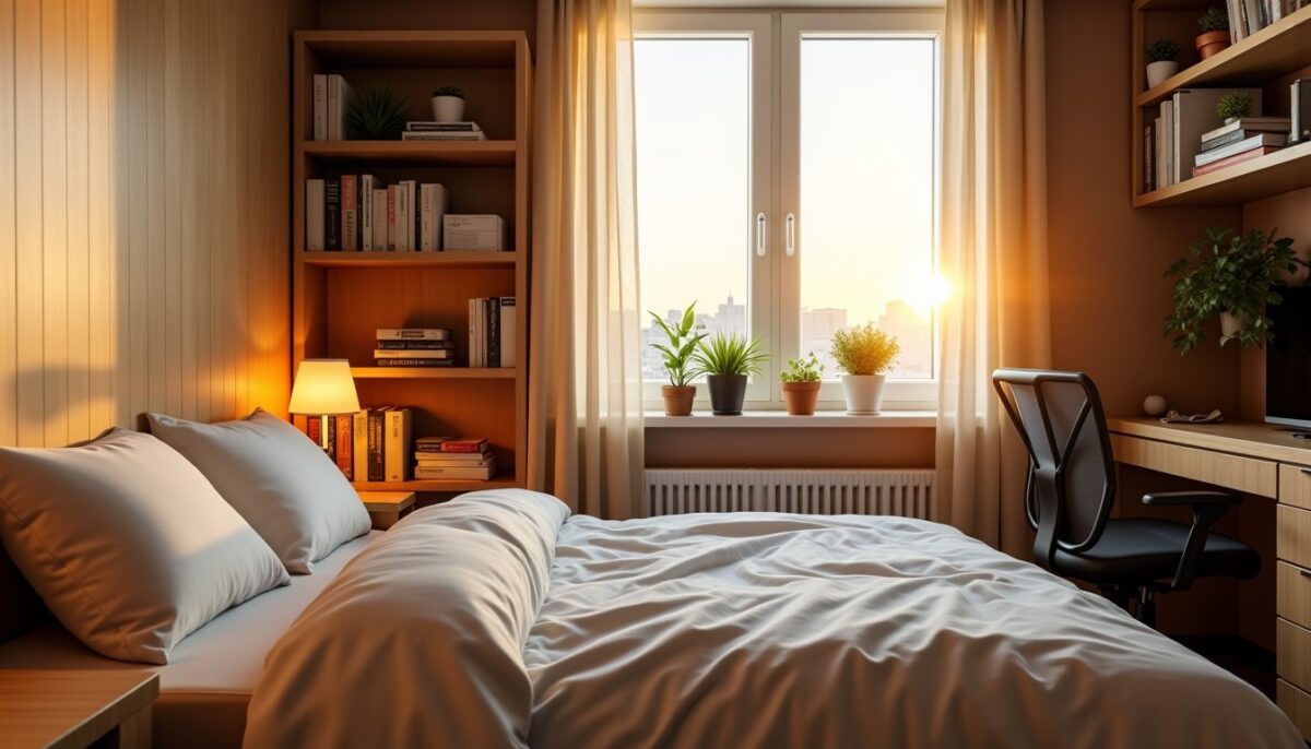 Optimiser un petit espace : conseils pour une chambre chaleureuse et pratique